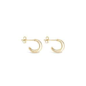 Ichu Micro Hoops Gold - JP11407G | Ice Jewellery Australia