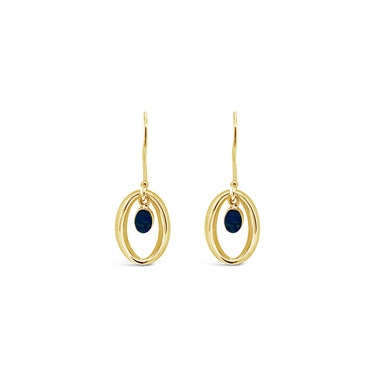 Ichu Halo'D Opal Earrings Gold - OP4807G | Ice Jewellery Australia