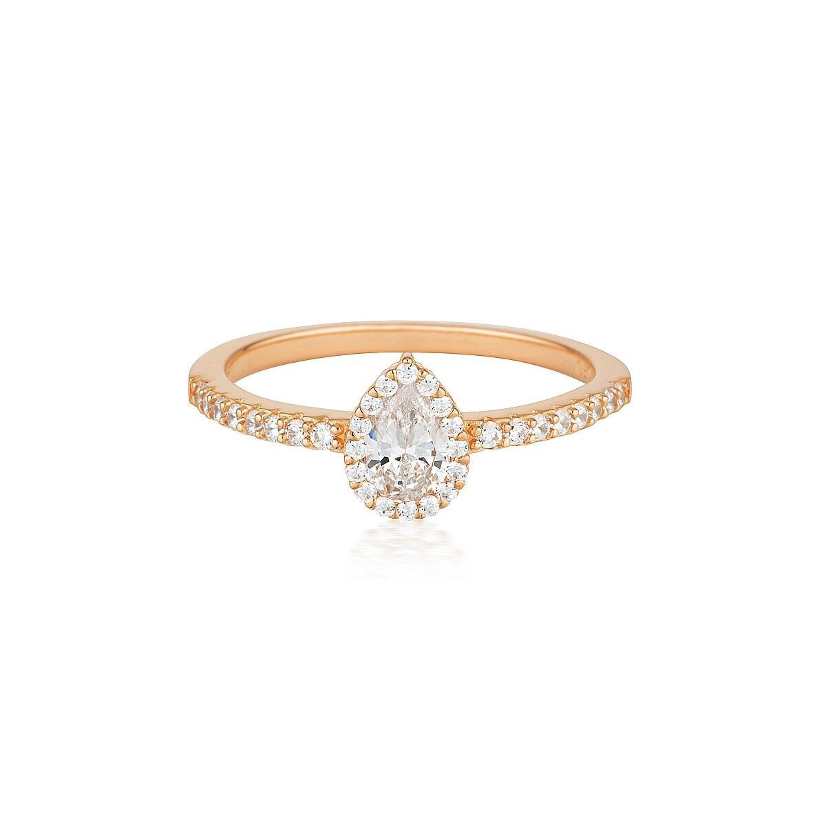Georgini Monaco Rose Gold Ring -  IR431Rg | Ice Jewellery Australia