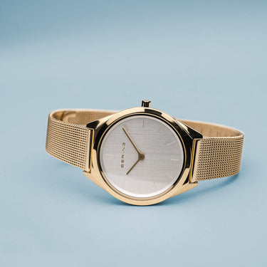 Bering Ultra Slim Polished Gold Watch
