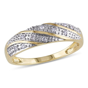 Ice Jewellery 1/10 CT Diamond TW Mens Ring 10k Yellow Gold GH I2;I3 - 75000000838 | Ice Jewellery Australia
