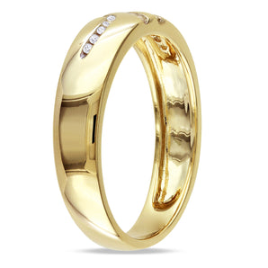 Ice Jewellery 1/10 CT Diamond TW Mens Ring 10k Yellow Gold GH I2;I3 - 75000000839 | Ice Jewellery Australia
