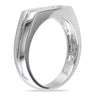 Ice Jewellery 1/3 CT TGW White Sapphire Mens Ring Silver - 75000000862 | Ice Jewellery Australia