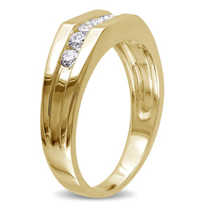 Ice Jewellery 1/2 CT Diamond TW Mens Ring 10k Yellow Gold GH I2;I3 - 75000000881 | Ice Jewellery Australia