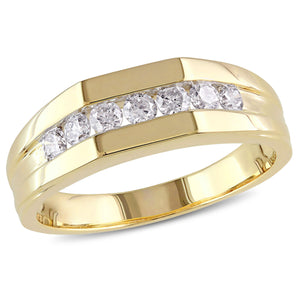 Ice Jewellery 1/2 CT Diamond TW Mens Ring 10k Yellow Gold GH I2;I3 - 75000000881 | Ice Jewellery Australia