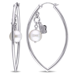 Julianna B Cultured Freshwater Pearl Earrings in Sterling Silver - 75000002126 | Ice Jewellery Australia