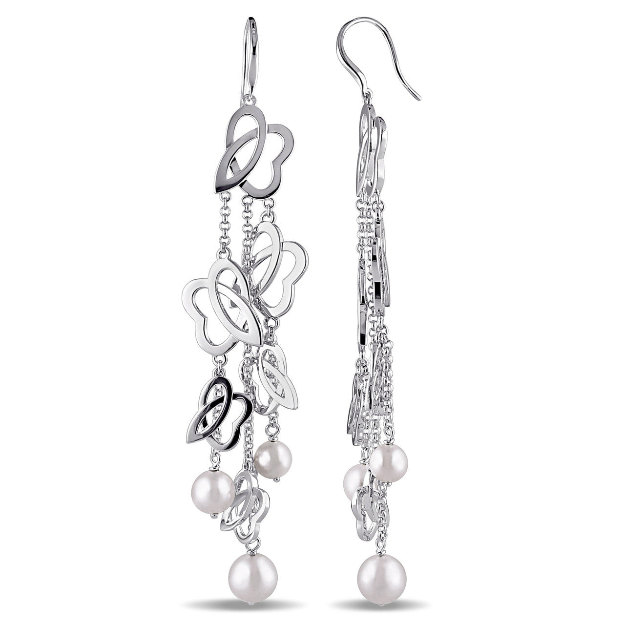 Julianna B Cultured Freshwater Pearl Earrings in Sterling Silver - 75000002135 | Ice Jewellery Australia