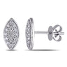 Julianna B Diamond Stud Earrings in 14k White Gold - 75000002137 | Ice Jewellery Australia