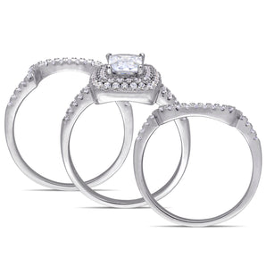 Cubic Zirconia Ring - Bridal Set Ring