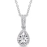 Ice Jewellery 1/6 CT Diamond TW Fashion Pendant With Chain Silver GH I2;I3 - 75000003907 | Ice Jewellery Australia