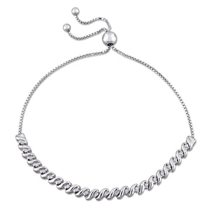 Ice Jewellery 1/4 CT Diamond TW Bracelet Silver I3 - 75000003992 | Ice Jewellery Australia