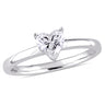 Ice Jewellery 1/2 CT Heart Diamond TW Fashion Ring 14k White Gold GH I1 | Ice Jewellery Australia