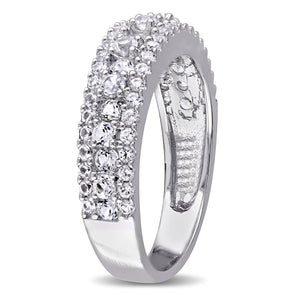 Ice Jewellery 1 1/6 Carat Created White Sapphire Fashion Ring in Sterling Silver - 7500080828 | Ice Jewellery Australia