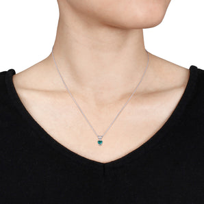 Emerald Necklaces - White Gold Necklaces
