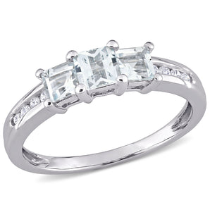 Aquamarine Rings - Ice Jewellery Australia