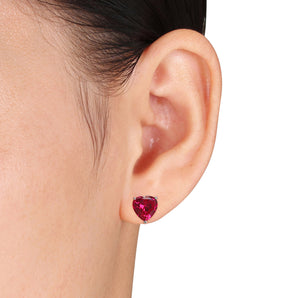 Ruby Earrings - Ruby Stud Earrings