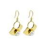 Ichu Golden Pearl Earrings - CH31307G | Ice Jewellery Australia