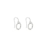 Ichu Grounded Hook Silver Earrings - ME8507 | Ice Jewellery Australia