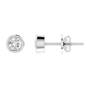 Ice Jewellery Diamond Stud Earrings with 0.20ct Diamonds in 9K White Gold - 9WBE20 | Ice Jewellery Australia