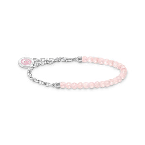THOMAS SABO Charm Bracelet with Beads and Chain Links Silver