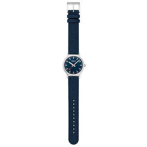 Mondaine Official Swiss Railways Classic Deep Blue 36mm Watch - A660.30314.40SBD | Ice Jewellery Australia