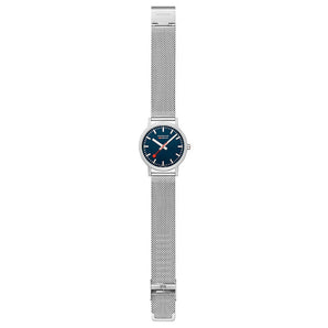 Mondaine Official Swiss Railways Classic Deep Blue 36mm Unisex Watch - A660.30314.40SBJ | Ice Jewellery Australia