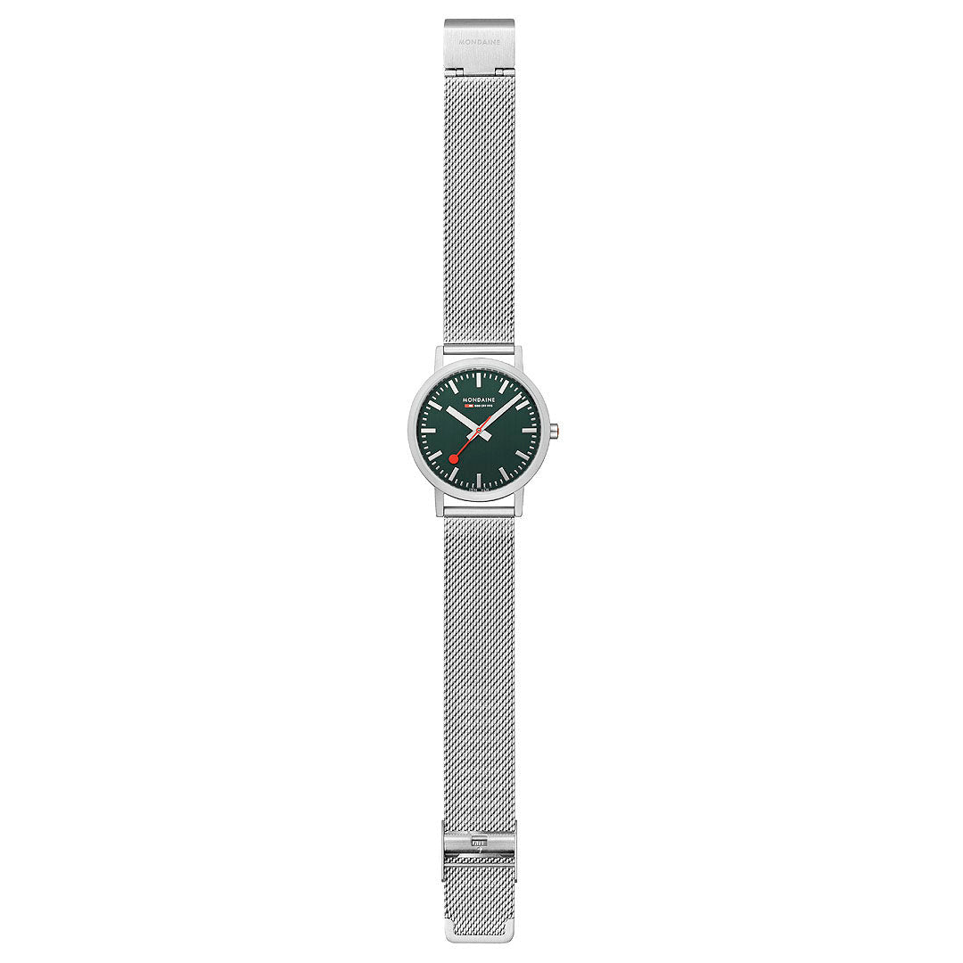 Mondaine Official Swiss Railways Classic Green 36mm Unisex Watch - A660.30314.60SBJ | Ice Jewellery Australia