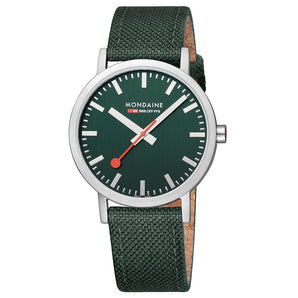 Mondaine Official Swiss Railways Classic Forest Green 40mm Watch - A660.30360.60SBF | Ice Jewellery Australia
