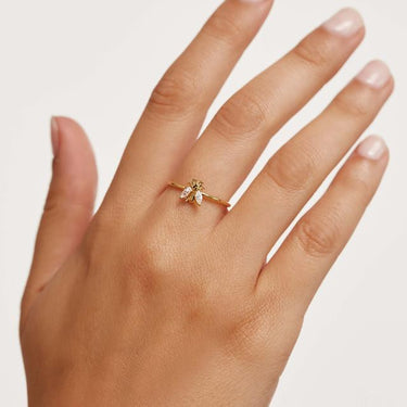 P D PAOLA Buzz Yellow Gold Ring - AN01-218 | Ice Jewellery Australia