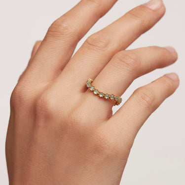 P D PAOLA Blue Tide Gold Ring - AN01-460 | Ice Jewellery Australia