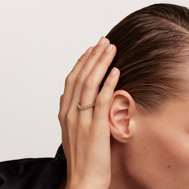 P D PAOLA Blue Tide Gold Ring - AN01-460 | Ice Jewellery Australia