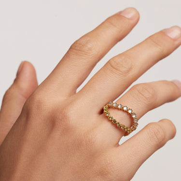P D PAOLA Kara Gold Ring - AN01-640 | Ice Jewellery Australia