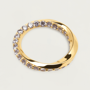 P D PAOLA Cavalier Yellow Gold Ring - AN01-197 | Ice Jewellery Australia