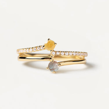 P D PAOLA Patio Gold Ring - AN01-644 | Ice Jewellery Australia