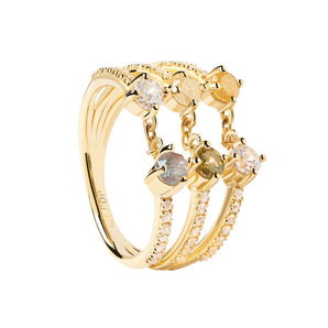 P D PAOLA Juno Gold Ring - AN01-655 | Ice Jewellery Australia