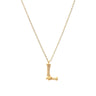 Amber Sceats Letter Necklace - L - ASN1134G-L | Ice Jewellery Australia