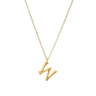 Amber Sceats Letter Necklace - W - ASN1134G-W | Ice Jewellery Australia
