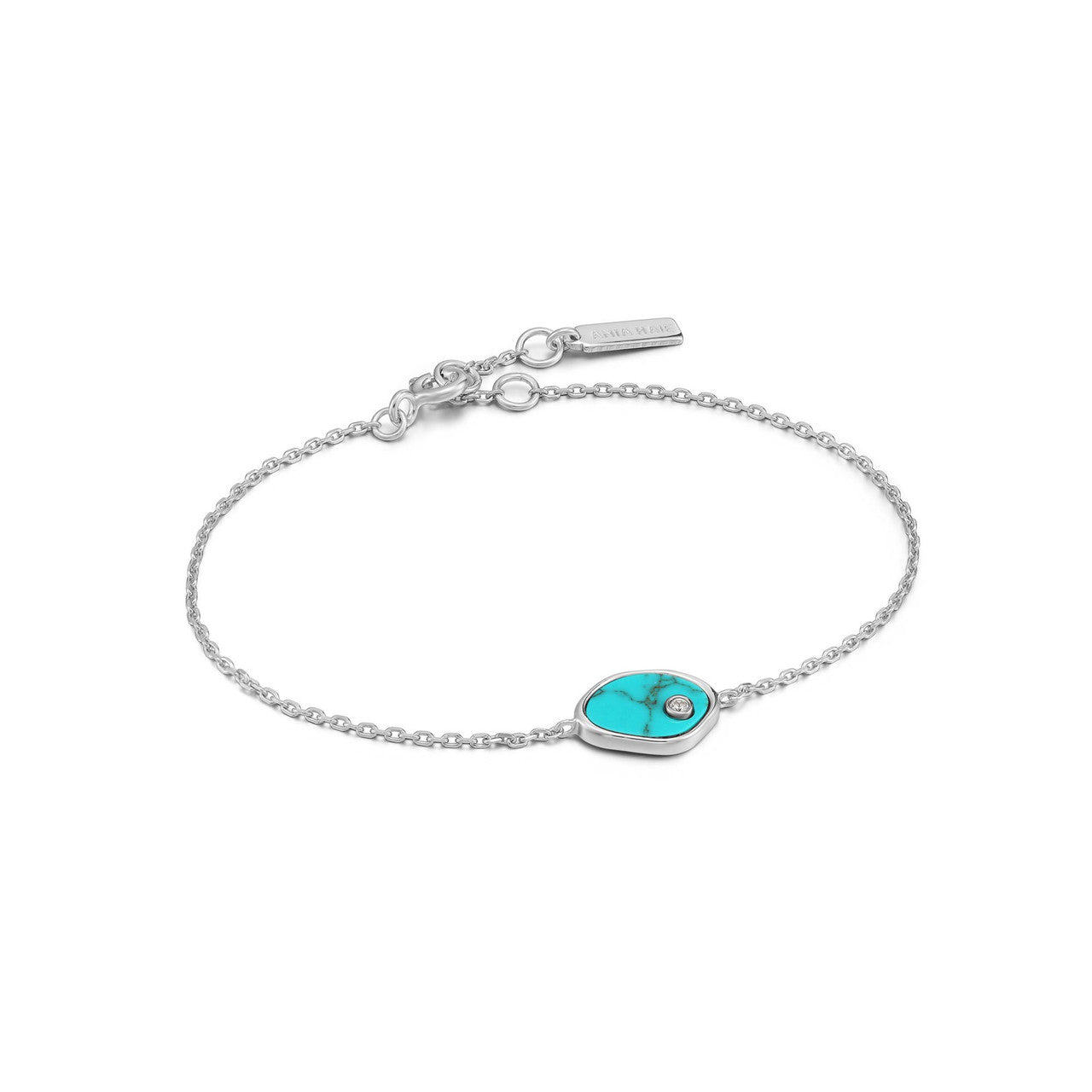Ania Haie Silver Tidal Turquoise Bracelet - B027-01H | Ice Jewellery Australia