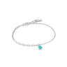 Ania Haie Silver Tidal Turquoise Mixed Link Bracelet | Ice Jewellery Australia