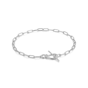 Ania Haie Silver Knot T Bar Chain Bracelet - B029-01G | Ice Jewellery Australia