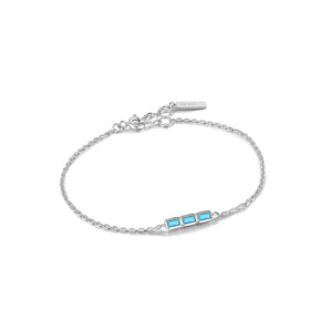 Ania Haie Silver Turquoise Bar Bracelet - B033-01H | Ice Jewellery Australia
