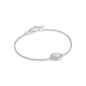 Ania Haie Silver Rope Disc Bracelet - B036-01H | Ice Jewellery Australia