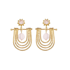 Bianc Yellow Gold Earrings - Ice Jewellery Australia
