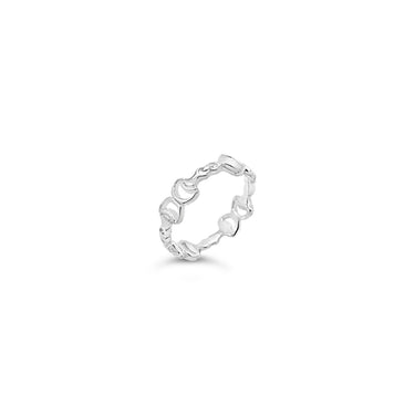 Ichu Tiny Horse Bit Band Ring - JP0103-5 | Ice Jewellery Australia