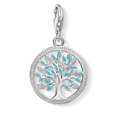 THOMAS SABO Charm Club Turquoise Tree Of Life - 1469-041-17 | Ice Jewellery Australia