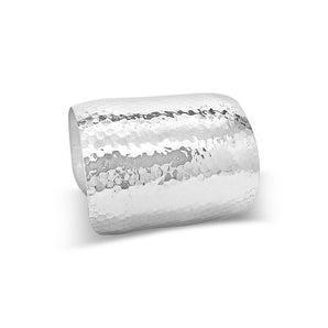 Ichu Wide Set Hammered Cuff - CH16608 | Ice Jewellery Australia