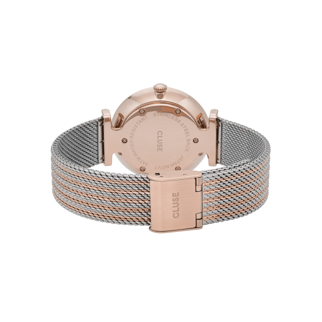 Cluse Triomphe Rose Gold Bicolour Mesh CW0101208001 Ice