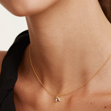 P D PAOLA Buzz Yellow Gold Necklace - CO01-233-U | Ice Jewellery Australia