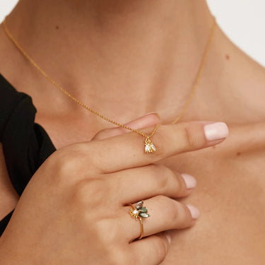 P D PAOLA Buzz Yellow Gold Necklace - CO01-233-U | Ice Jewellery Australia