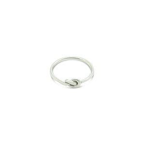 Ichu Love Knot Silver Ring - CP2903S | Ice Jewellery Australia